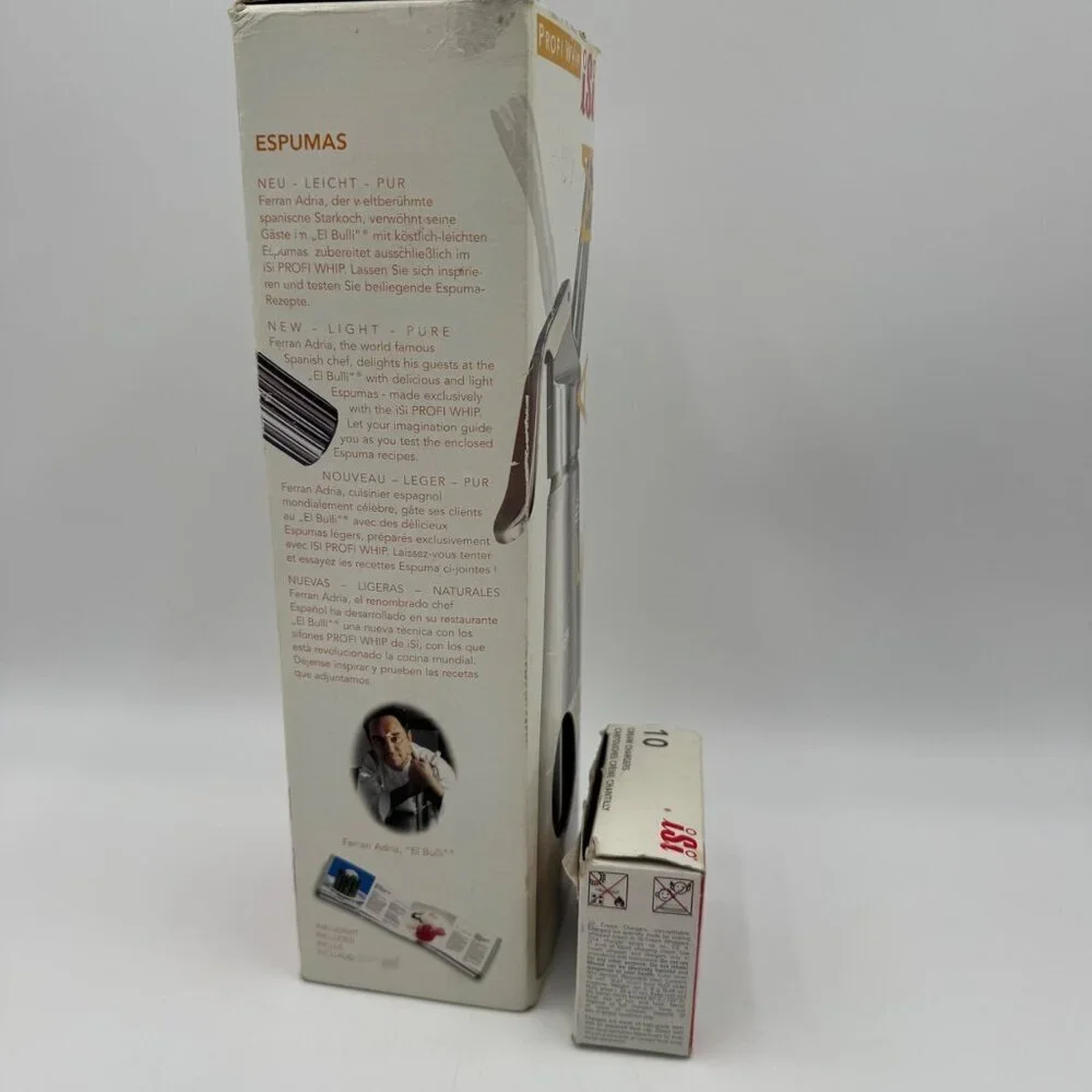 ISI Cream Profi Whip Stainless Steel Whipped Cream Dispenser